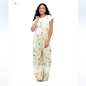 Yak & Yeti 25650 Overall Patchwork Celestial Sun Moon Print. 🌸🌸 Various Sizes.
